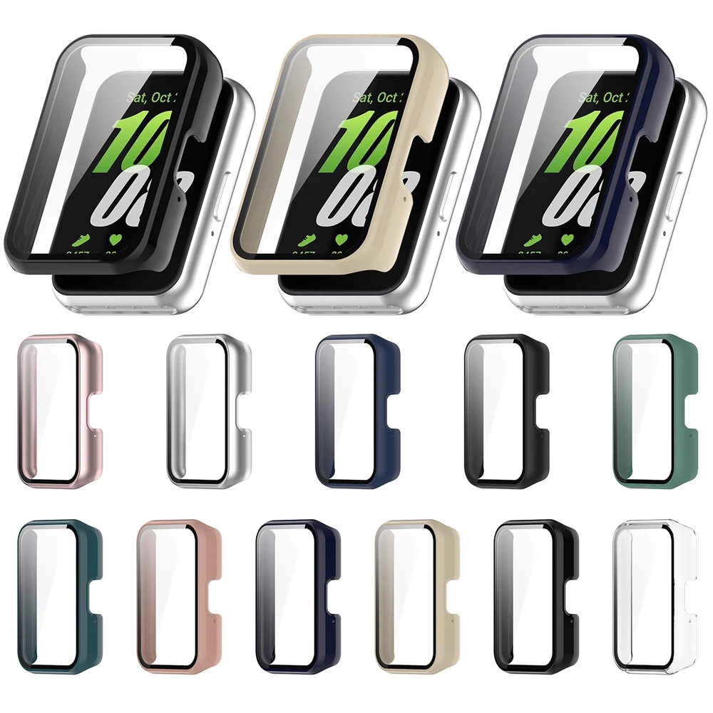 Protector de pantalla para Samsung Galaxy Fit 3, accesorios todo alrededor, antiarañazos, marco de PC, parachoques, vidrio templado, funda Galaxy fit3