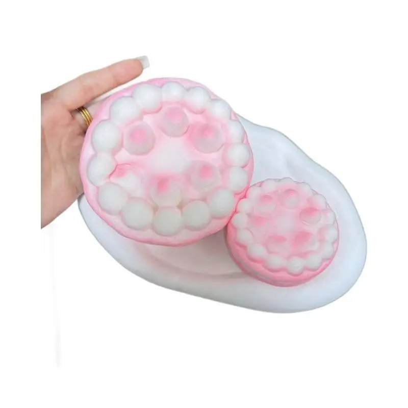 Slow Rising Pink Gradient Cake Squishy With Soft Touch And Stress Relief Perfect For Kids Play Adults Relaxation