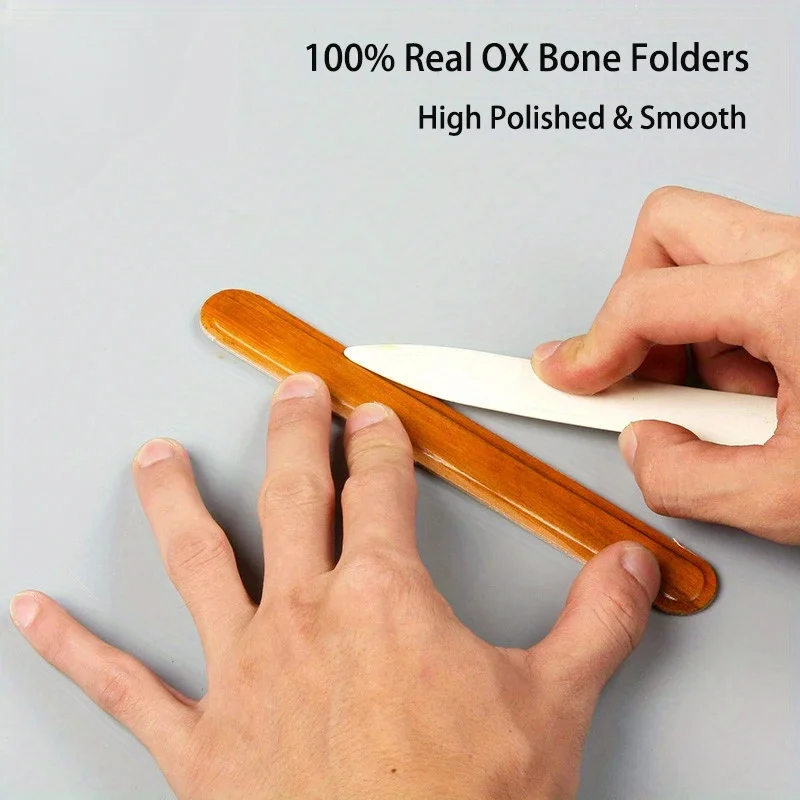 2pcs/set Folders Tools for Scoring Folding Creasing Paper Edge Bookbinding Stain Removing Scraper