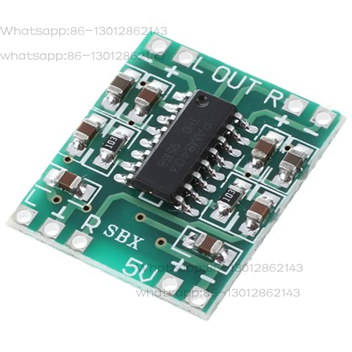 50PCS PAM8403 Audio Speaker Sound Amplifier Board Module DC 5V Mini Power Amplifier Board for Class D Stereo Audio
