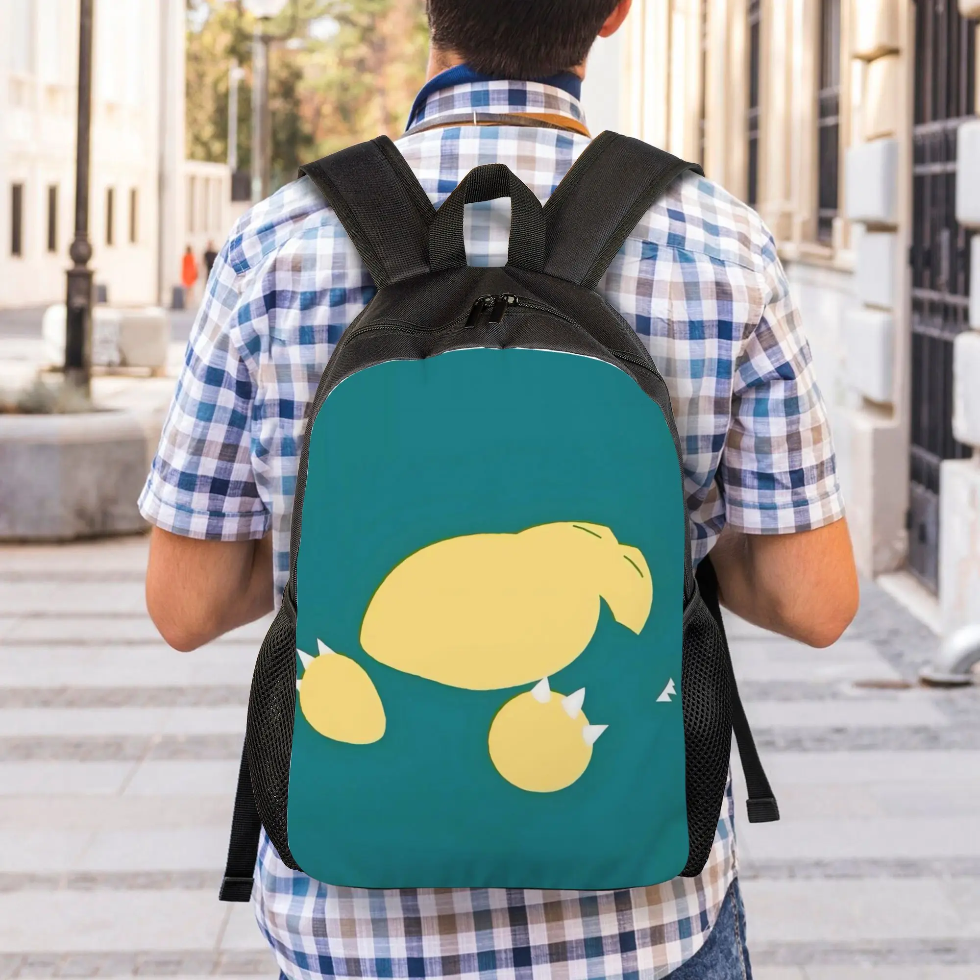 

Pokemon Backpack Back to school season Snorlax 2 Versatile Backpack