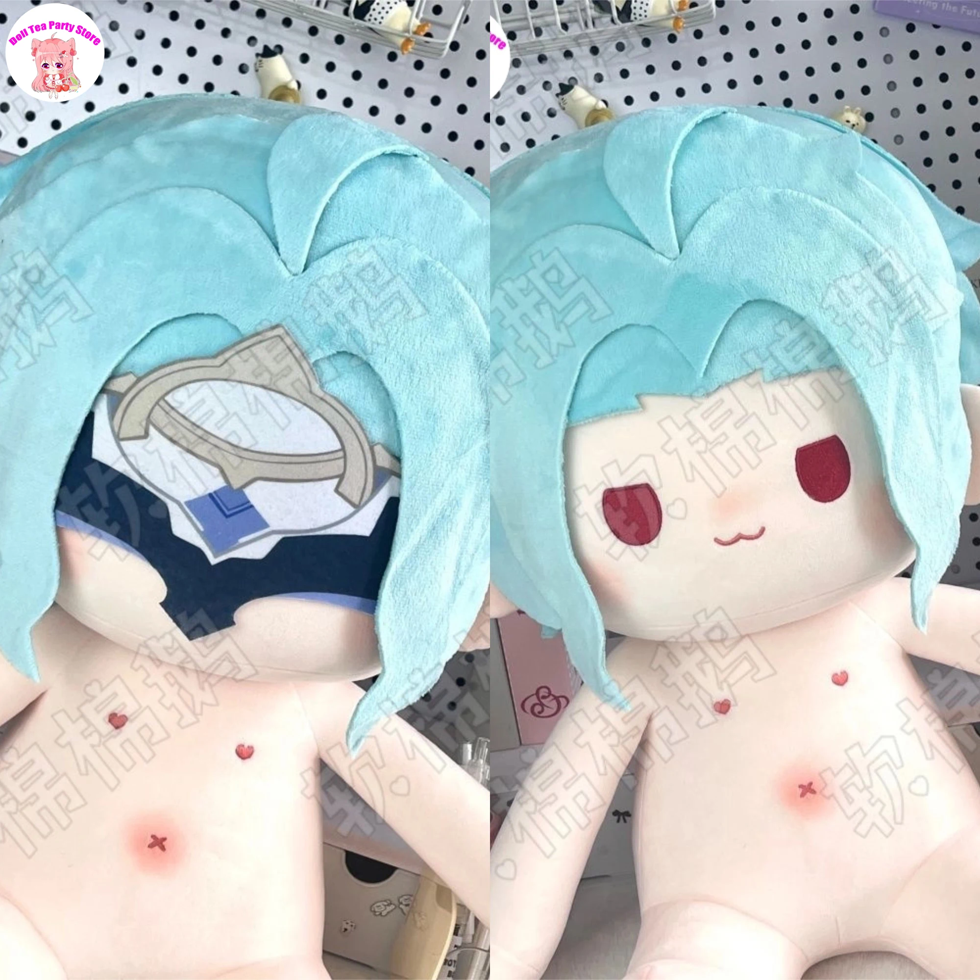 40cm Il Dottore The Doctor Genshin Impact Plush Cotton DollStuffed Body Anime Large Dress Up Clothes Plushies Toys Pillow