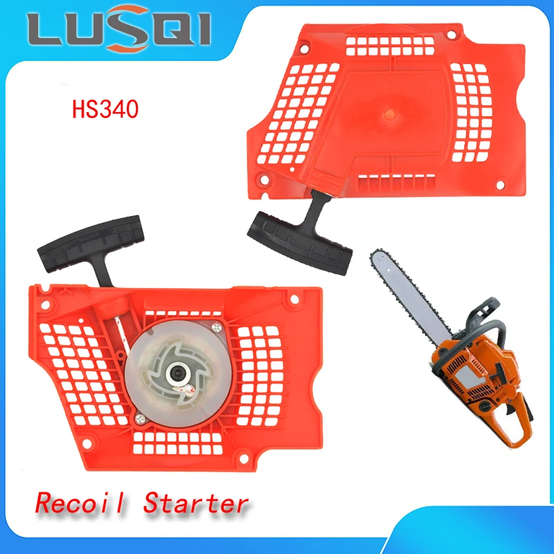 

LUSQI Chainsaw Recoil Starter Easy Pull Fit Husqvarna 350 351 353 340 345 346XP Chain Saw Parts Engine Starter