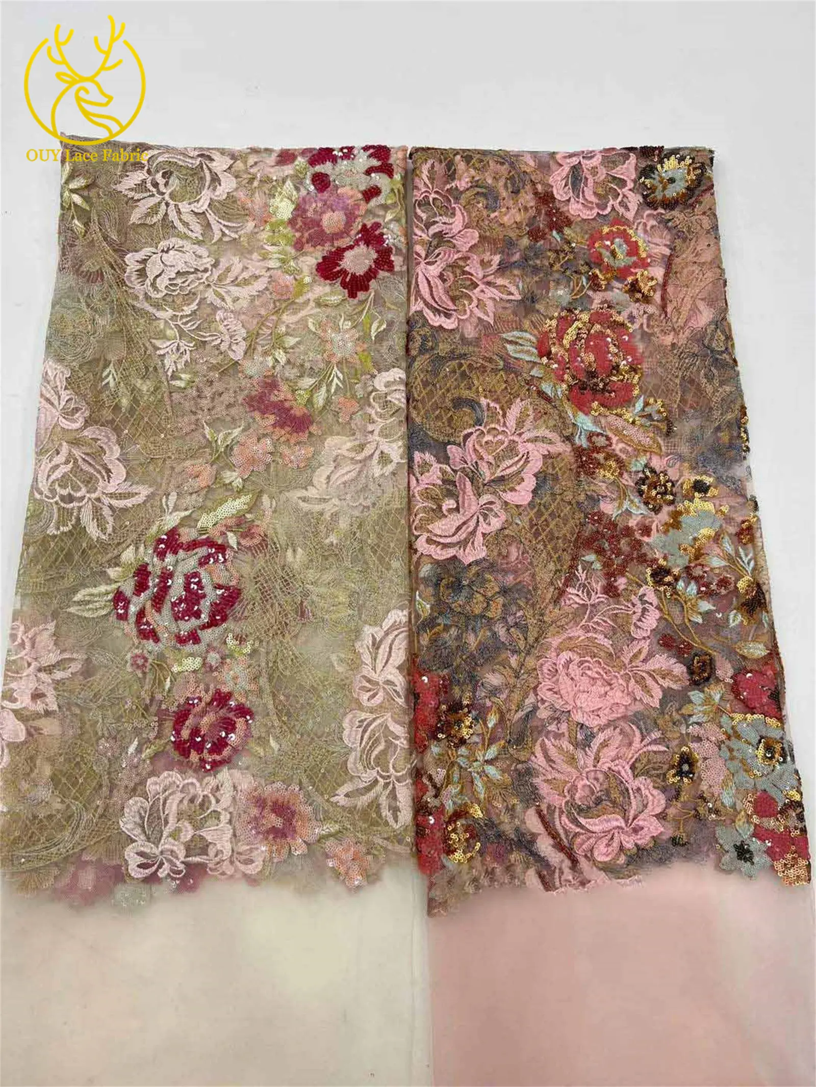 موضة الأفريقي الترتر أقمشة الدانتيل 2025 جودة عالية نيجيريا دبي العريس التطريز الدانتيل النسيج عشاء فساتين حفلات الزفاف