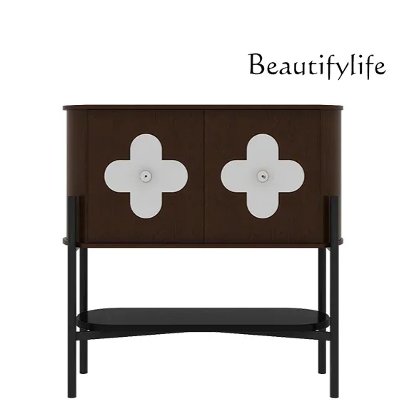 54Locker Storage Locker Household Living Room Solid Wood Medium Ancient Style Entry Door Entrance CabinetSSS