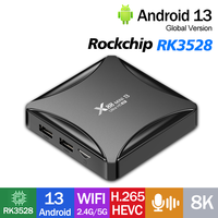 X88 Mini 13 RK3528 Quad-Core Smart TV Box Android13 8K 2.4G/5G WiFi Streaming Media Players Youtube Netflix TV Prefix VS H96