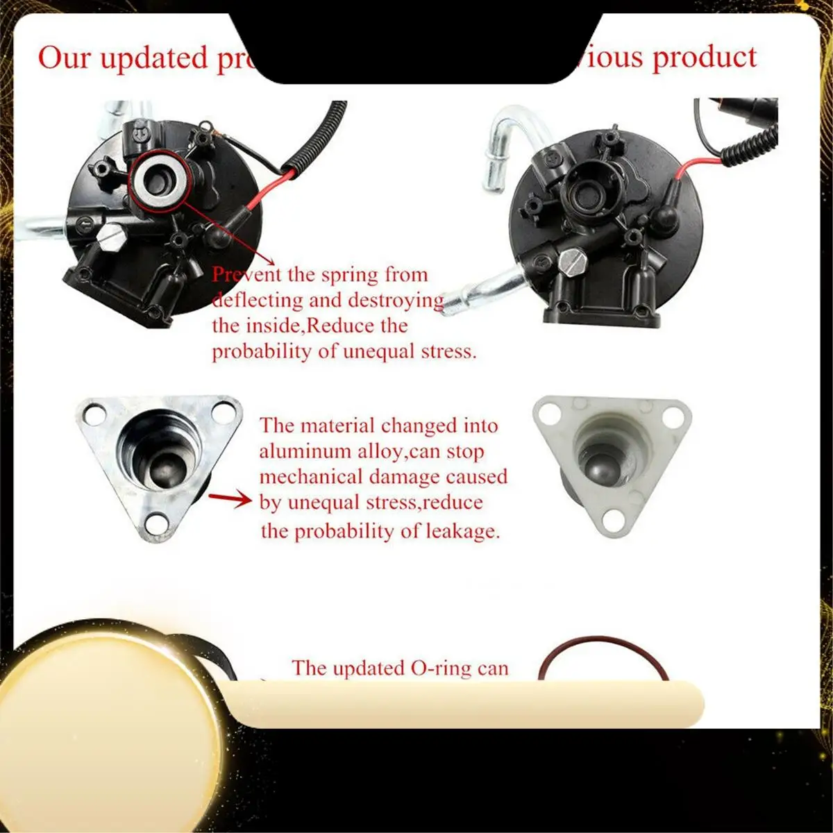 

Цельный корпус топливного фильтра, сменные аксессуары для праймера для 2004-2013 Gmc 2500Hd 6,6L Duramax 12642623-A74F