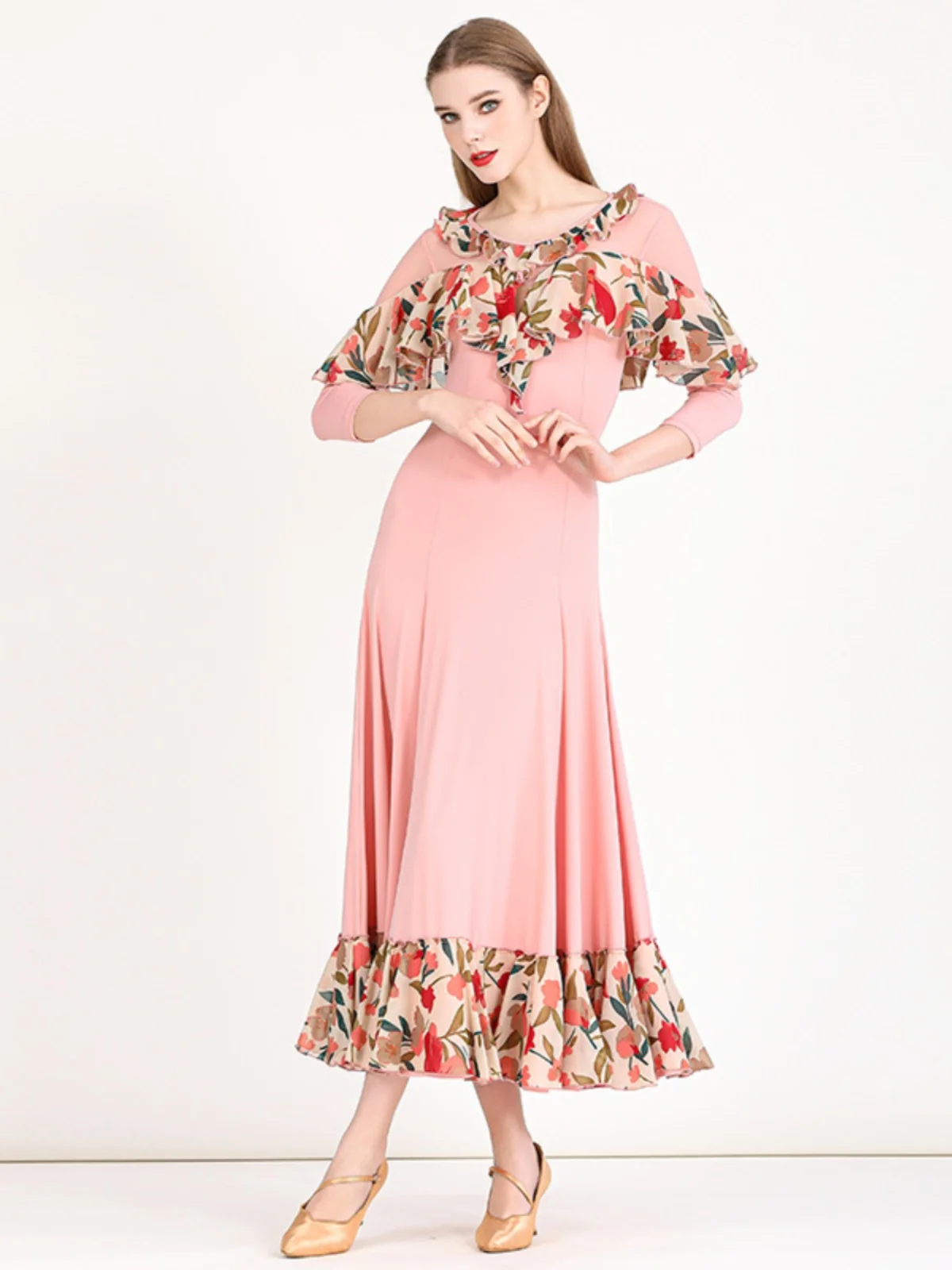 Femme nouvelle robe de danse moderne Costume de danse de salon robe valse robe My894