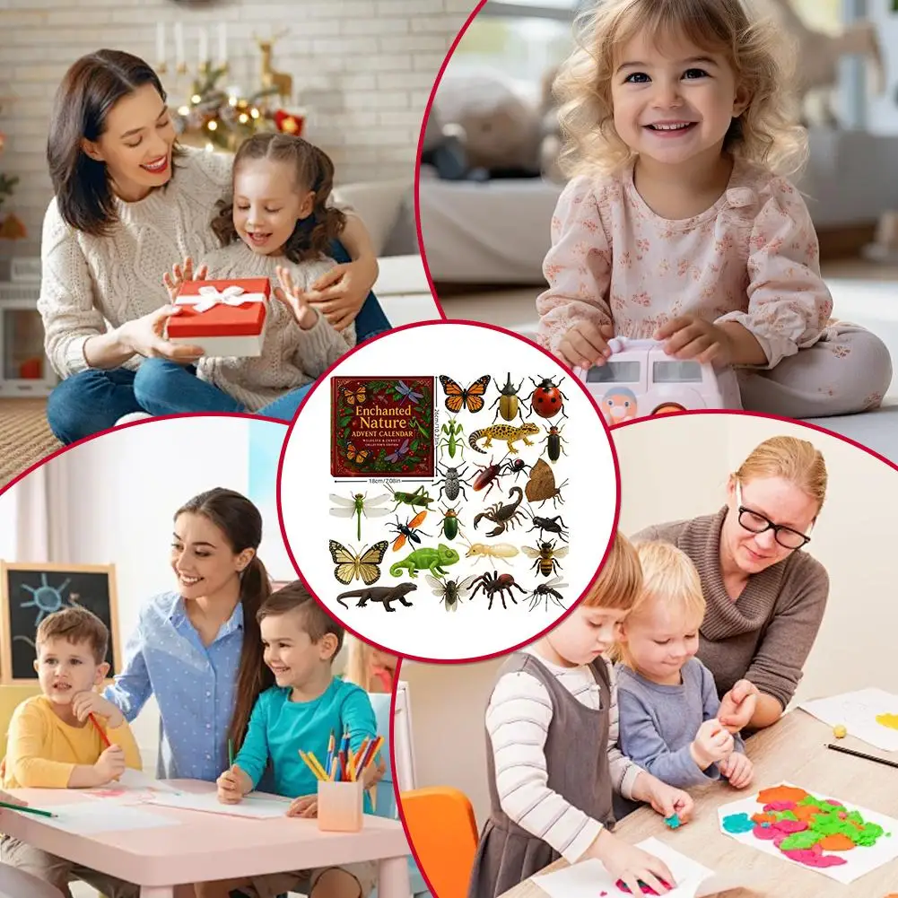 تقويم القدوم الخدع الطبيعية 24 يوم مهرجان الحشرات التقويم الإبداعية العد التنازلي هدية لعشاق الحشرات 2025 #3