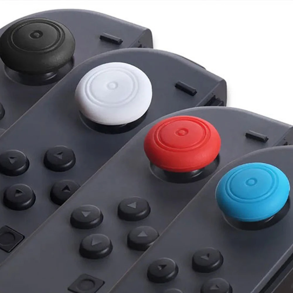 1PCS Silicone Thumb Stick Grip Caps for Gamepad Rocker for Switch Lite Joycon Soft Keycap Gamepad Case Accessories
