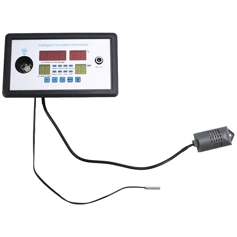 W9002 Termostato per incubazione intelligente con rotazione automatica delle uova DC12V Incubatrice per letti d'acqua domestici