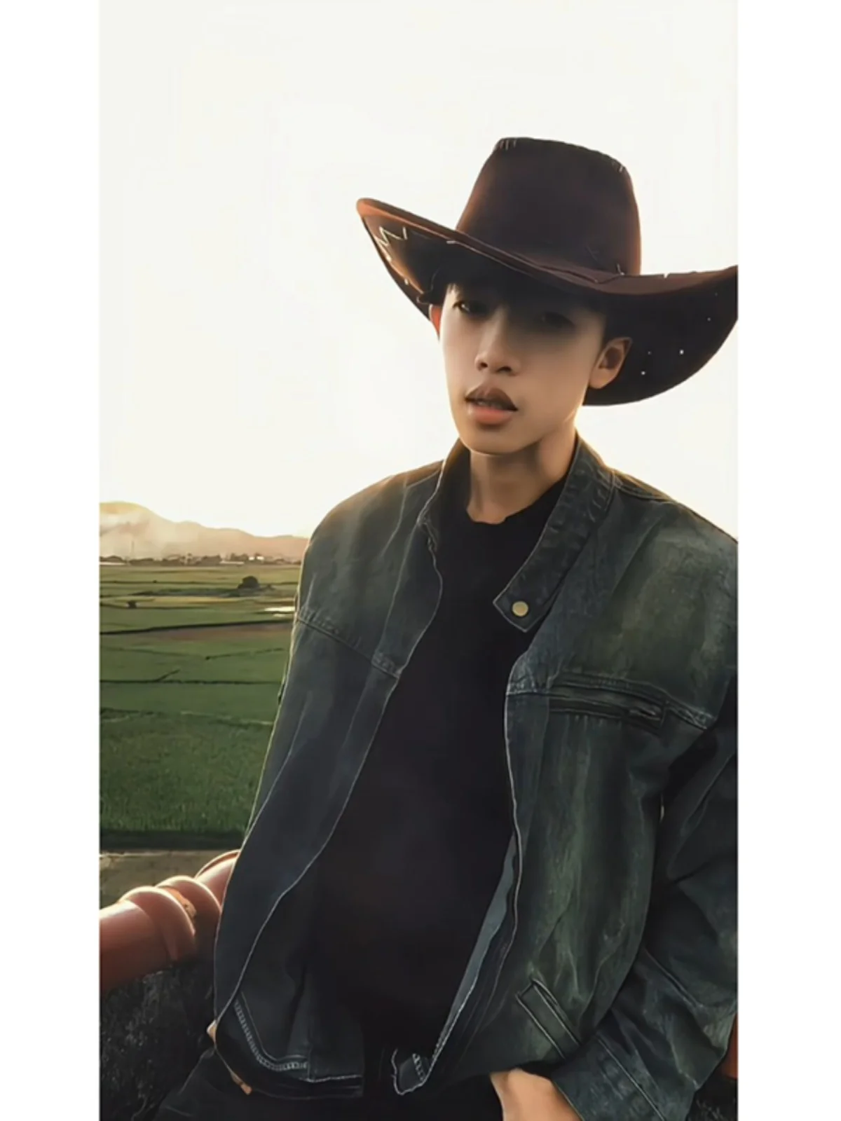 

Spring Autumn Blue Denim Jaet 2024 New Sle Early Autumn Cool Guy Workwear Jaet American Retro Denim Clothes for Teens