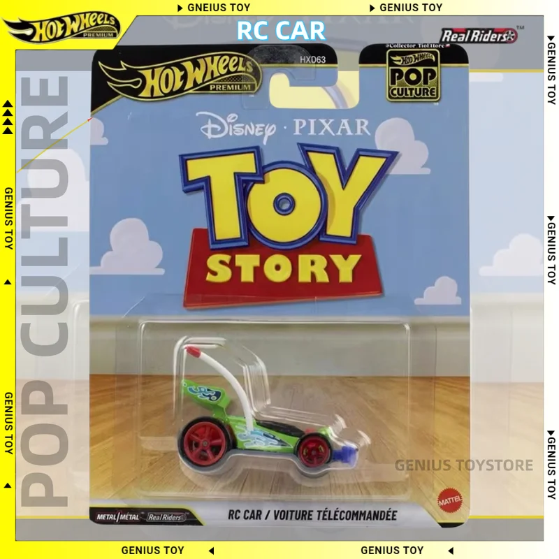 Hot Wheels Premium 2026 Pop Culture Toy Story Carro RC 1:64 Modelo de Carro em Metal Fundido Colecionável Brinquedos Presentes