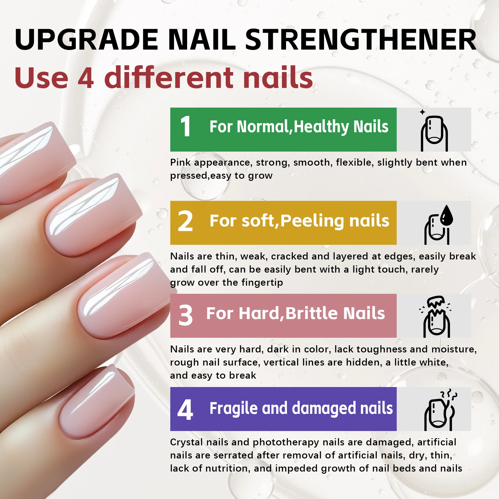 น้ำมันบำรุงเล็บสูตรเข้มข้น 12 มล. ใหม่ สำหรับการดูแลเล็บ ซ่อมแซมความเสียหาย บำรุงเล็บมือ อุปกรณ์ดูแลเล็บ น้ำมันบำรุงอเนกประสงค์