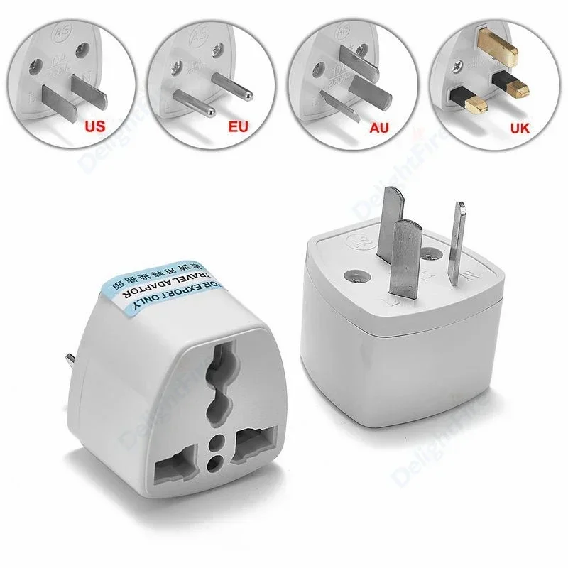 US Plug Adapter Euro AU UK EU TO US Universal Travel Adapter American Power Socket USA Electrical Plug Converter AC Outlet