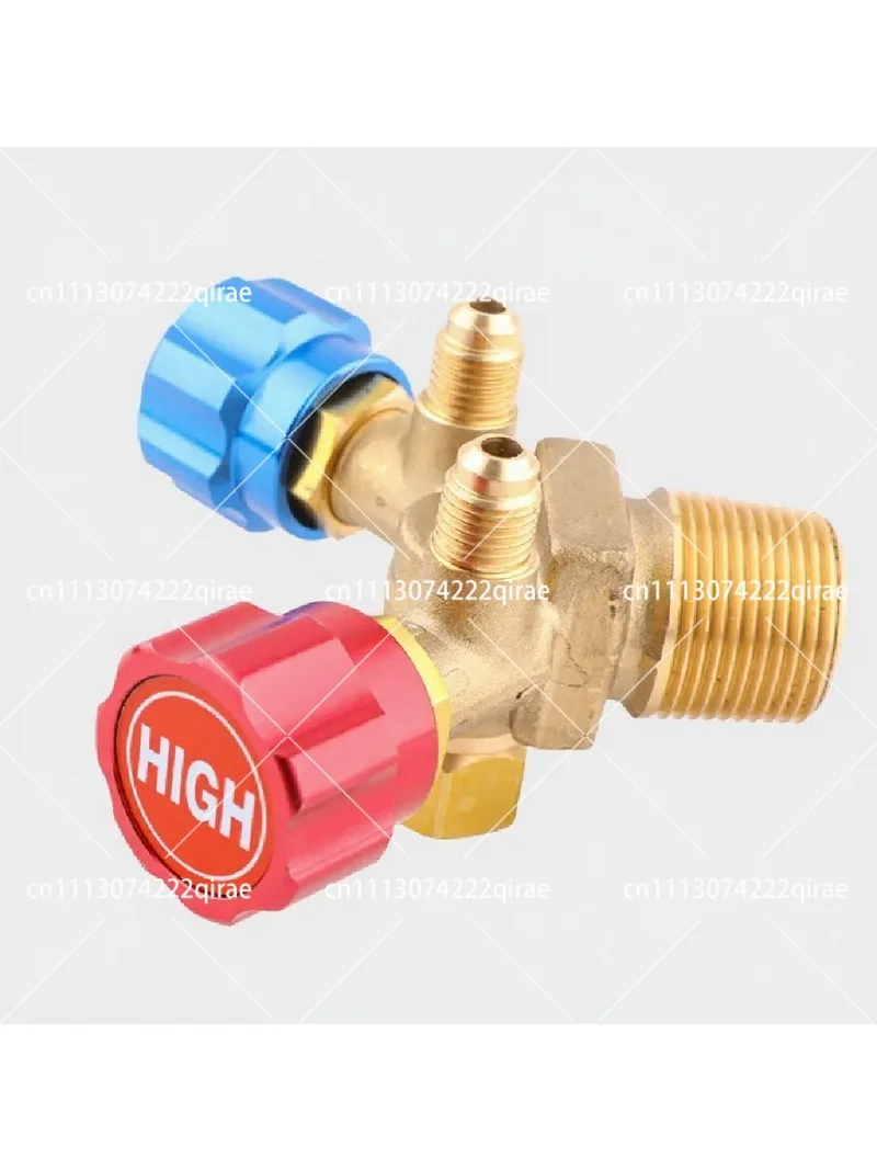 Refrigerant Recycling Filling Cylinder Valve High Low Pressure Sheep Angle Valve Explosion Proof