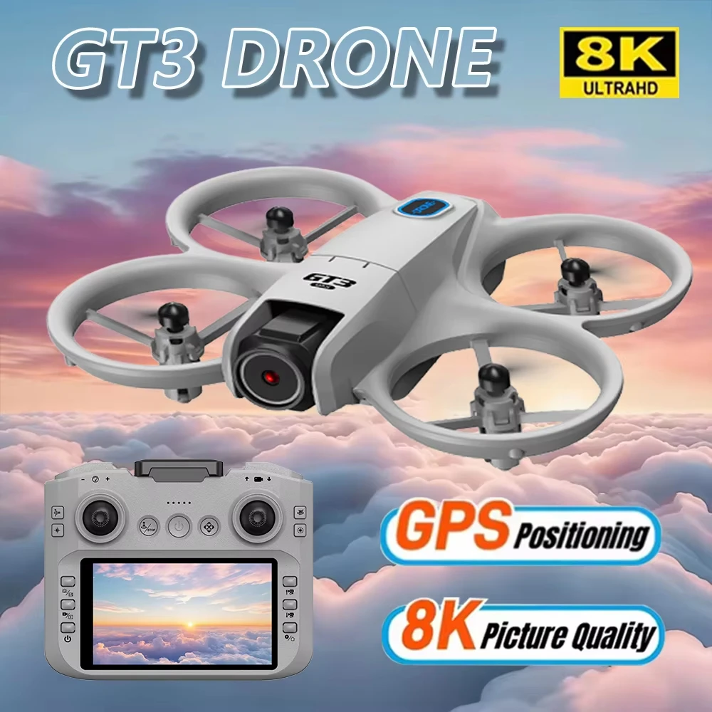 Hot Xiaomi Gt3 Max Drone 8k Hd Aerial Photography Large Screen Optical Flow Positioning Brushless Intelligent Obstacle Avoidance