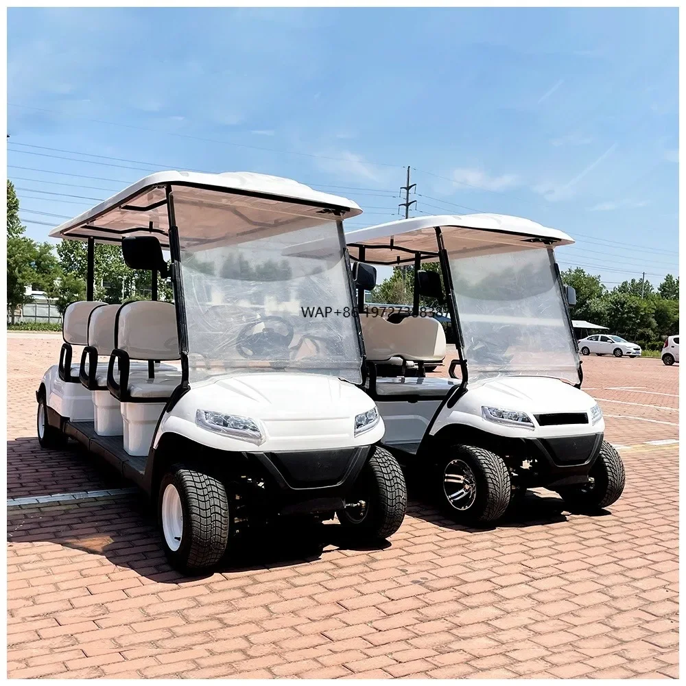 

China's Best Price 6-Seater Mini Electric Golf Cart Custom Metal Design 5kw Motor 48v Battery Compatible Club Car DOT Certified
