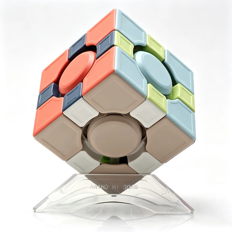 NEW YJ QianJi 3X3 Speed Cube Stickerless Special-Shaped Puzzle Cubo Magico Educational Toys Gifts For Teenagers & Adults