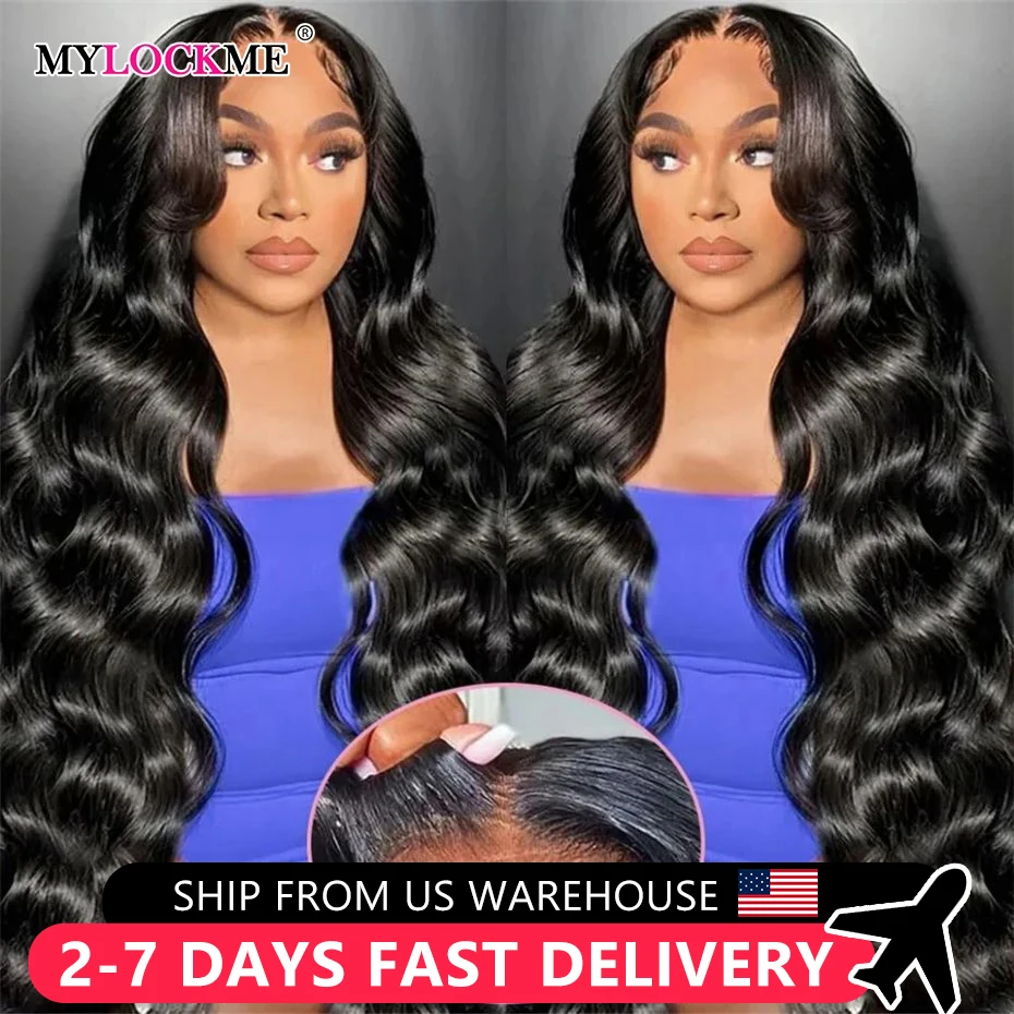 Body Wave Glueless Wig 5x5 6x4 Lace Closure Human Hair Wigs Brazilian 13x4 HD Transparent Lace Front Wig For Women Pre Plucked