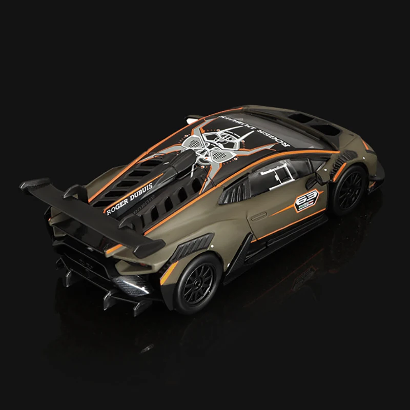 Bburago 1:43 Lamborghini Huracan Super Trofeo EV02 czerwony model wyścigowy samochód symulacyjny model aluminiowy zabawkowy samochodzik mężczyzna kolekcja prezent