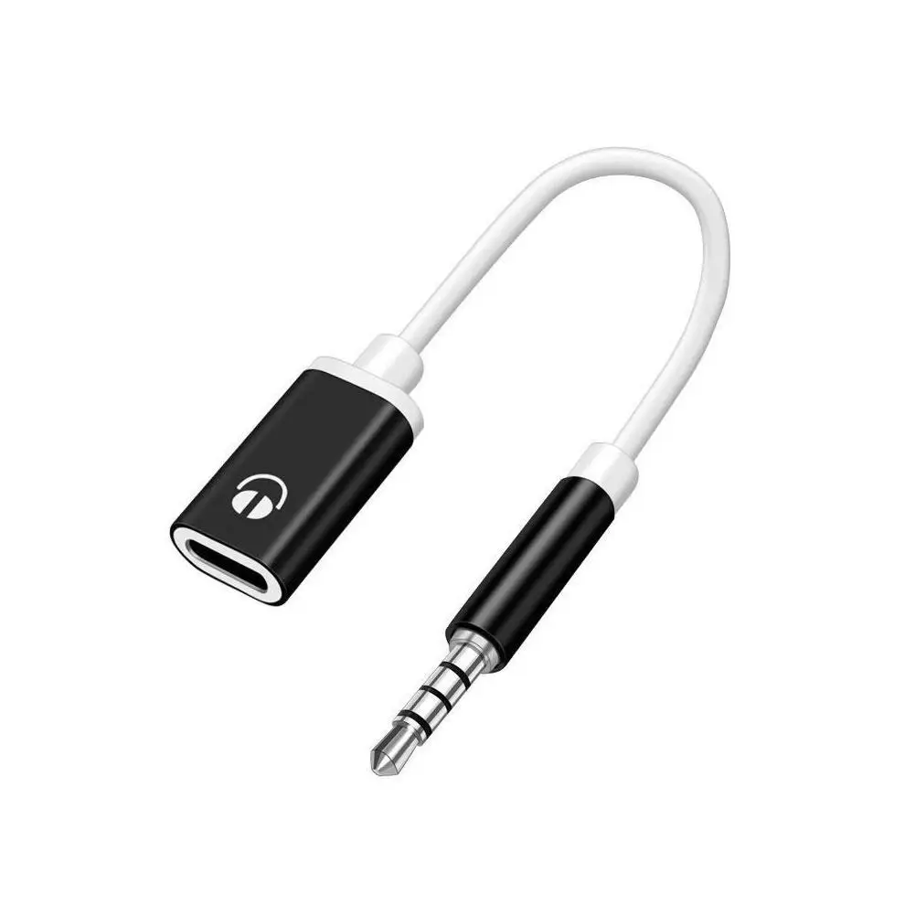 

3.5mm Male To Type-c Female Headphone Aux Cable Converter Type-C To 3.5mm Jack Converter Earphone Audio Adapter Cable 1pcs