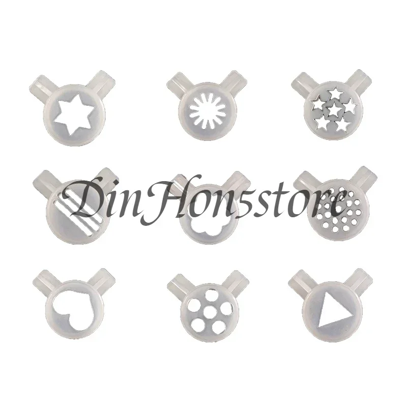 Suitable for Mixue ice cream machine accessories ice cream discharge port modeling flower mouth hat magic head