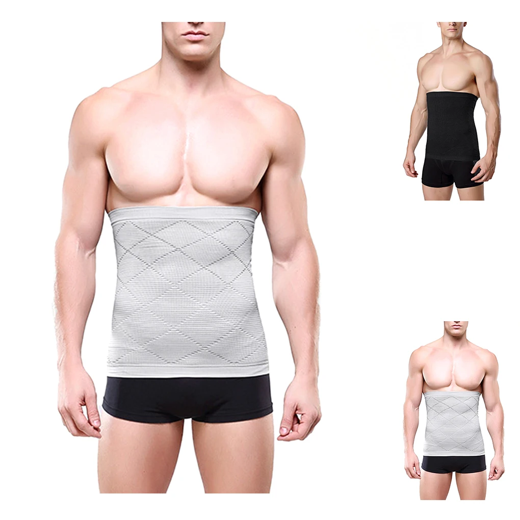 Men Belly Waist Abdomen Belt Shapewear Slim Body Shaper Compression Underwear Band