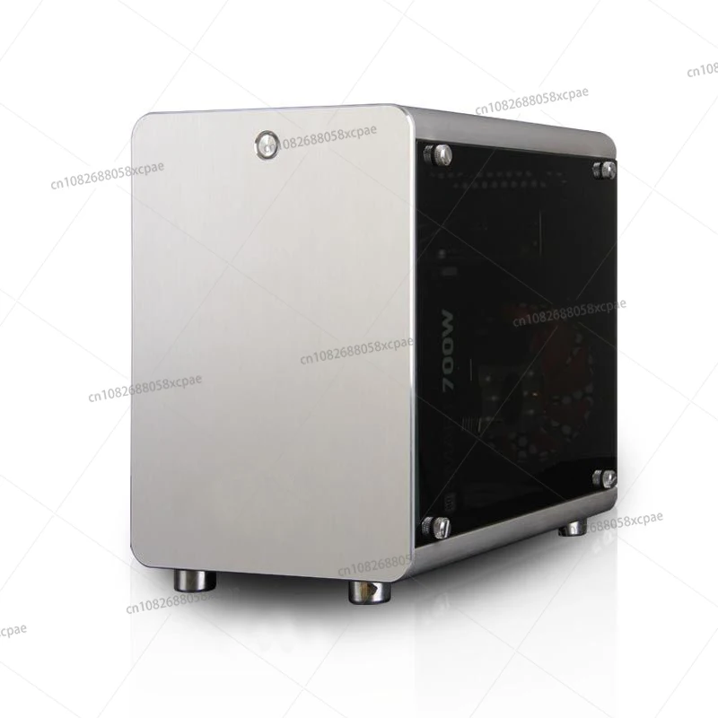 

Q2 aluminum shell iron frame chassis glass side transparent ITX/uATX new standard fan computer host