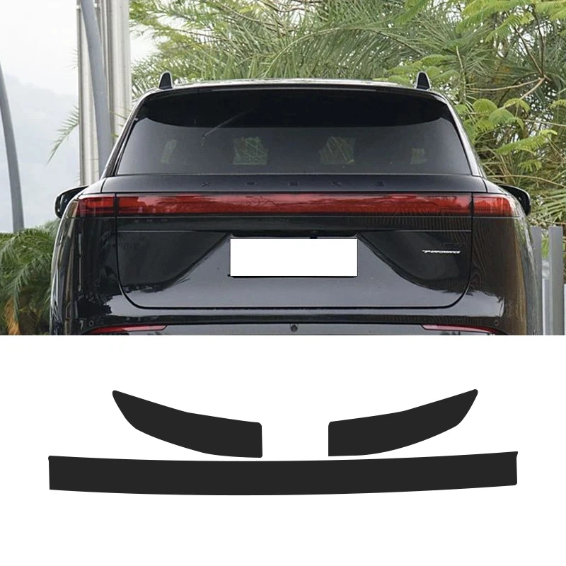 

For XPeng G9 2022-2025 Smoke Black TPU Taillight Protective Film Anti-Scratch & UV Resistant Stickers Vinyl Wrap Kit Refit PPF