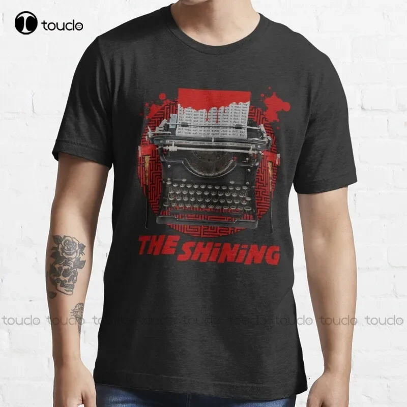 New Shine On Stephen King Horror Writer T-Shirt Graphic Shirts Cotton Tee Shirts Xs-5Xl Fashion Funny Harajuku Streetwear Tshirt