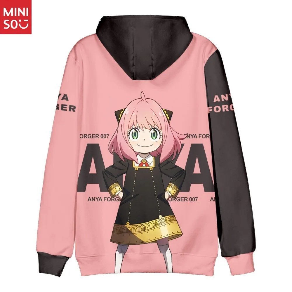 

Miniso Ordinary thick Spy Playhouse Anime SPYx FAMILY Ania Surrounding Men and Women Autumn and Winter Adult Children Sweater