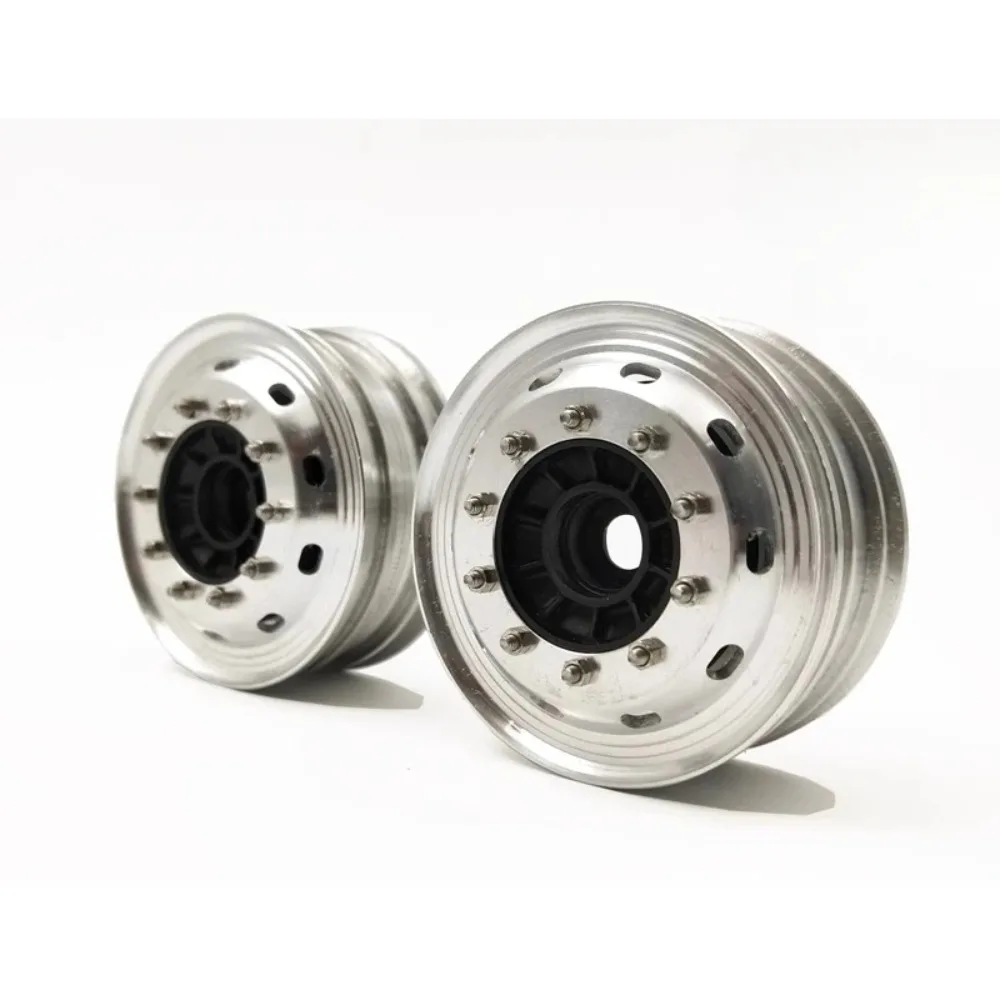 1 par de bujes de rueda delantera para camión Tamiya RC 1/14 VOLVO MAN Scania BENZ piezas de bricolaje