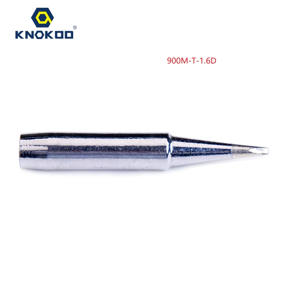 KNOKOO 900M Solder Iron Tip 900M-T-0.8D 1.2D 1.4D 1.5D 1.6D 2.4D 2.5D 2.8D 3.2D Lead-free For Soldering Rework Station