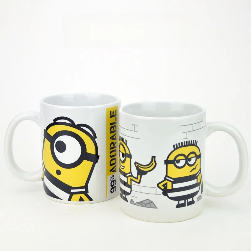 Despicable Me Minions, Little Yellow Man Multicolor Caneca, Produtos periféricos, Copos amantes, Copos de café, Presentes do feriado, Venda quente