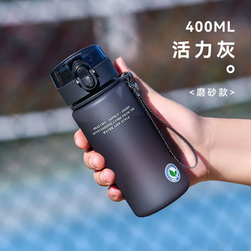 Kitchen Water Bottles Water Cup Plastic Men\'s Summer Sports Fitness Women\'s Outdoor Student Children New Creative Cup Drinkware