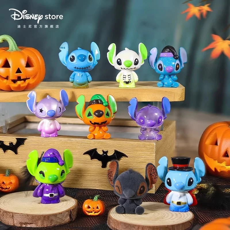 disney-halloween-stitch-figurine-mignonne-malades-nuit-jouet-de-bureau-a-collectionner-sac-aveugle-un-cadeau-d'halloween-unique-pour-les-amis
