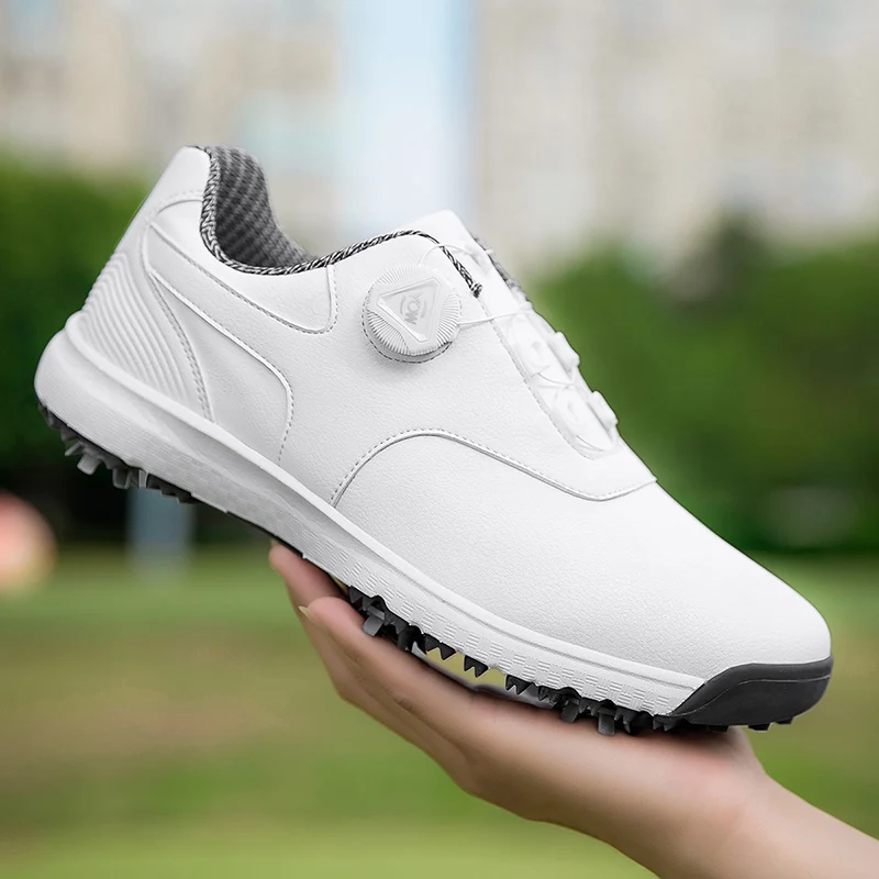

Новинка 2023 года, мужские туфли для гольфа, уличная тренировочная обувь для гольфа на лужайке, мужские удобные кроссовки для гольфа, противоскользящая прогулочная обувь
