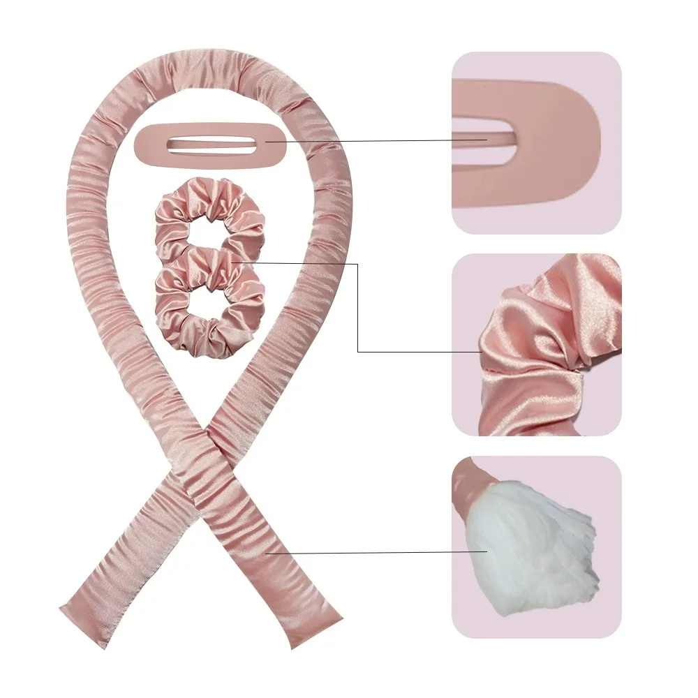 

Безнагревательные щипцы для завивки волос без нагрева, повязка на голову, лента, бигуди, шелковые кудри, мягкие бигуди для сна, ленивые, инструменты для укладки волос