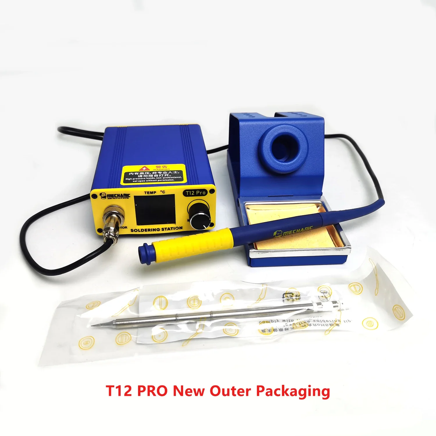 MECHANIC T12 Pro Welding Station with Digital Display T12 Series Solder Iron Tips for Mobile Phone Electronics Repair Soldering