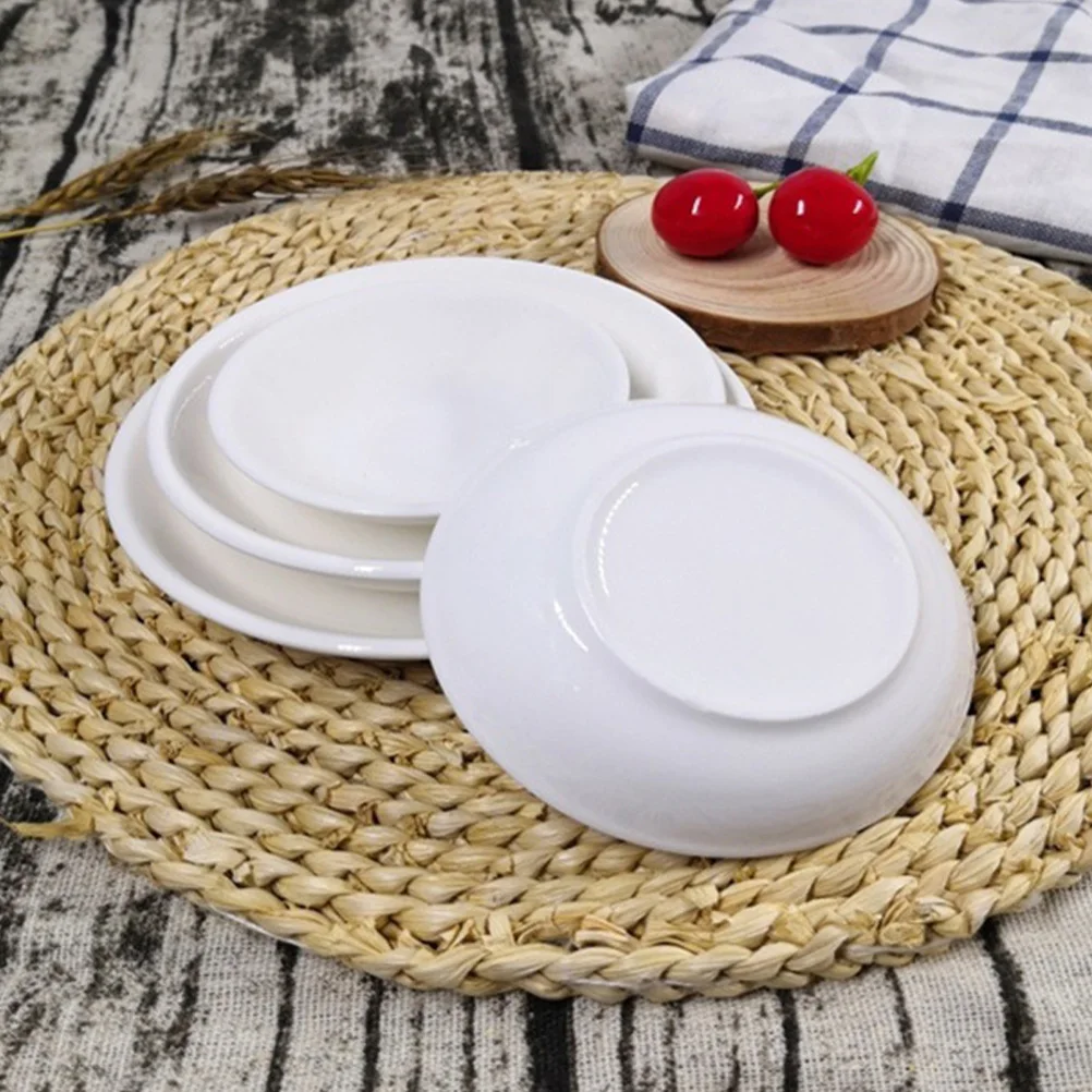 

12Pcs Bone China Paint Pallets Multi-Function Watercolor Pallets Convenient Household Paint Trays Durable Lightweight