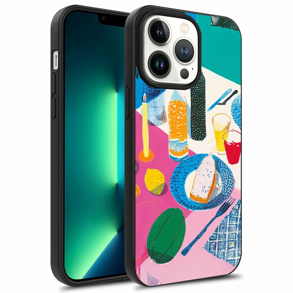 Art David H-Hockney Phone Case For iPhone 16,15,14,13,12,11,Plus,Pro,Max Mini Magsafe Magnetic Wireless Charging