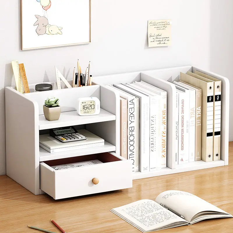 

Desktop Bookshelf Bookcase Drawers Computer Desks Display Sideboards Bookcase Make Up Organizer Mobile Furniture Home