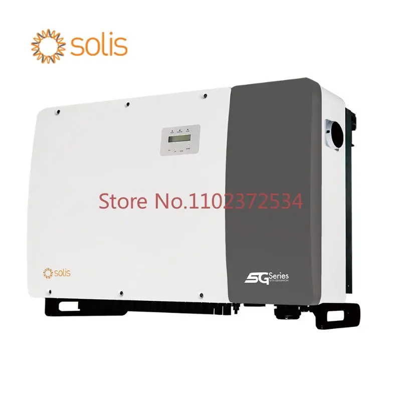 Solis 80kw 100kw 110kw On Grid Three Phase 5G Solar Power Inverters With 10 Years Warranty