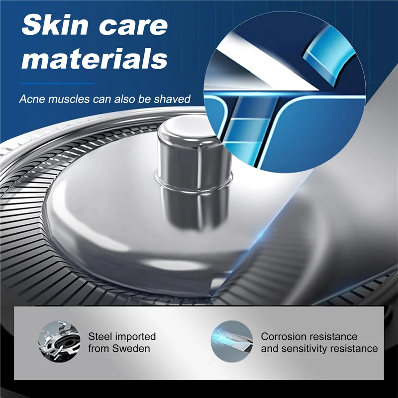 

A94E-7D электробритва, сменные головки, 7-головочная головка, бритва для лысины, электробритва для бороды, бритвенная головка для мужчин