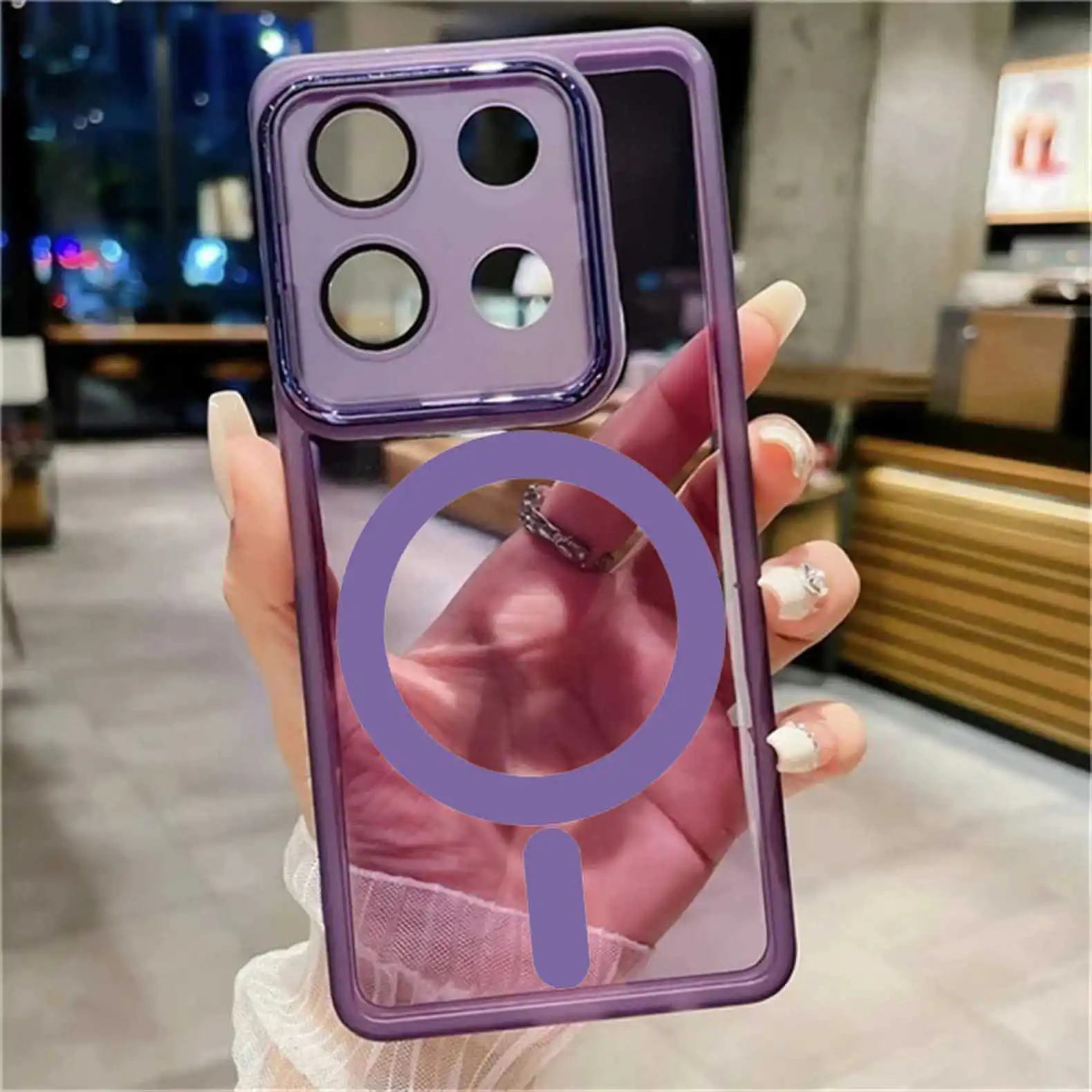 Original for Infinix Note 40 Pro 5G Silicone Soft Shell for infinix Note 30/40 Pro/ Pro Plus 4G/5G Circle pattern