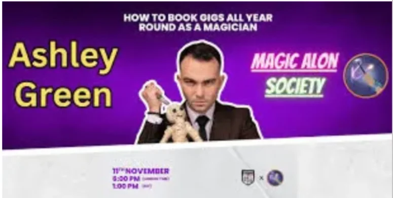 

Ashley Green - How to Book Gigs All Year Round as a Magician - Magic tricks (Instant Download)