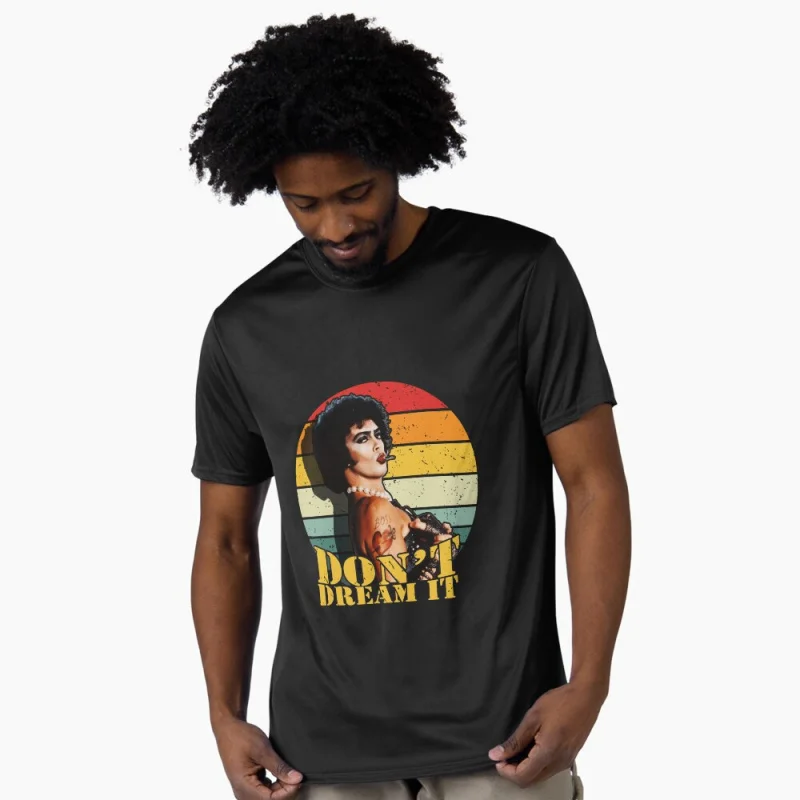 

Rocky horror picture show Frank-N-Furter movies Gift T Shirt 0612 Gothic Horror Film Print Graphic clothes US Size tops S-6XL