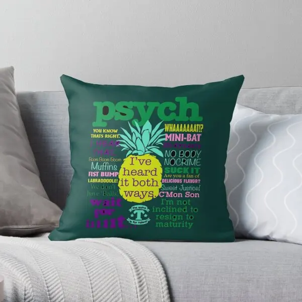 Psych Psych Tv Juliet Ohara Psychic Dete  Printing Throw Pillow Cover Bedroom Soft Fashion Bed Pillows not include One Side