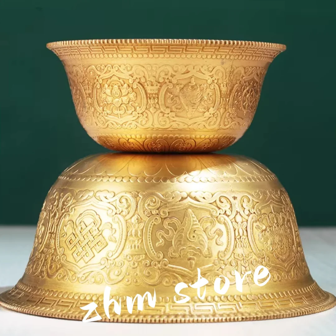 

Pure copper seven water supply bowl water purification cup eight auspicious water supply bowl